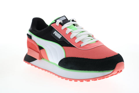 Puma Future Rider Neon Play Pop Womens Pink Mesh Lifestyle Sneakers Shoes