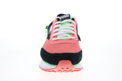 Puma Future Rider Neon Play Pop Womens Pink Mesh Lifestyle Sneakers Shoes