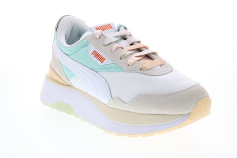Puma Cruise Rider GL 38188101 Womens White Mesh Lifestyle Sneakers Shoes