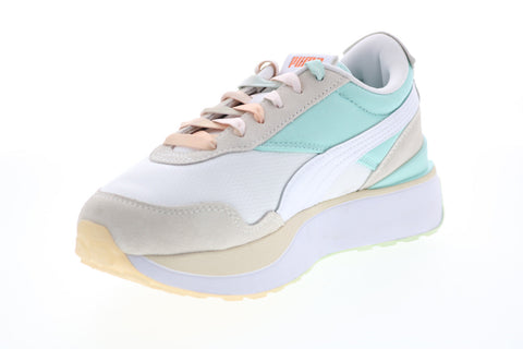 Puma Cruise Rider GL 38188101 Womens White Mesh Lifestyle Sneakers Shoes
