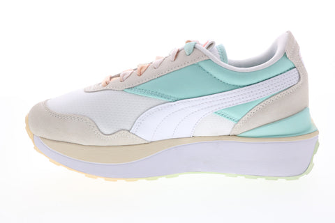 Puma Cruise Rider GL 38188101 Womens White Mesh Lifestyle Sneakers Shoes
