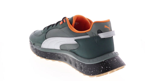Puma Wild Rider WTR 38190202 Mens Green Synthetic Lifestyle Sneakers Shoes