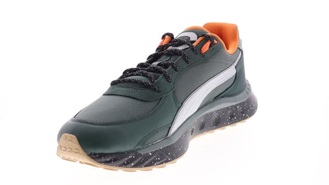 Puma Wild Rider WTR 38190202 Mens Green Synthetic Lifestyle Sneakers Shoes