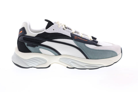 Puma RS-Connect Splash 38191001 Mens White Canvas Lifestyle Sneakers Shoes