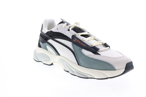 Puma RS-Connect Splash 38191001 Mens White Canvas Lifestyle Sneakers Shoes