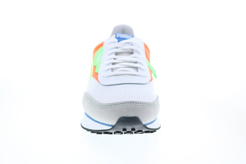 Puma Future Rider Twofold SD Pop Mens White Canvas Lifestyle Sneakers Shoes