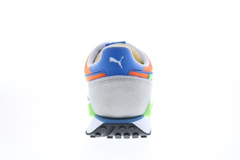 Puma Future Rider Twofold SD Pop Mens White Canvas Lifestyle Sneakers Shoes