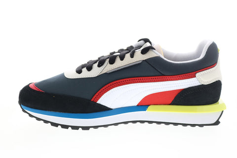 Puma City Rider 38204403 Mens Gray Canvas Lifestyle Sneakers Shoes