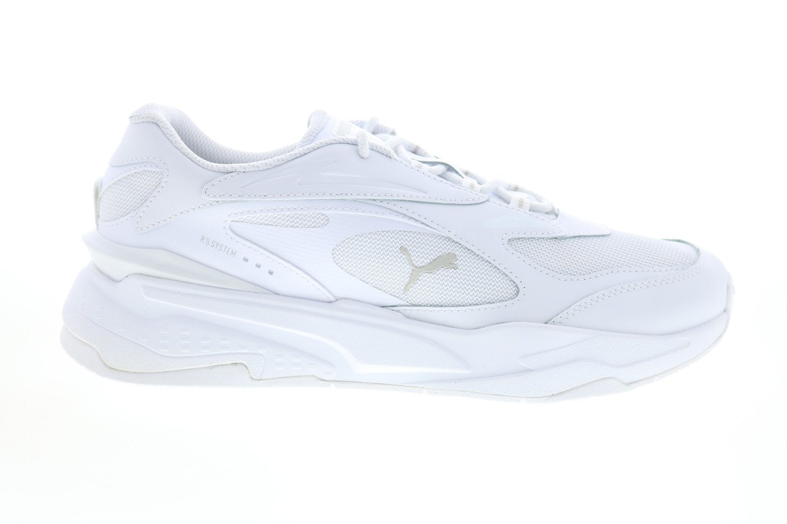 Rs Fast Puma R System White Puma RS-Fast Triple 38205902 Mens White Mesh  Lifestyle Sneakers