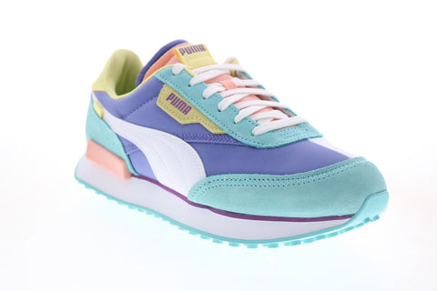 Puma Future Rider Slash CB 38235302 Mens Blue Canvas Lifestyle Sneakers Shoes