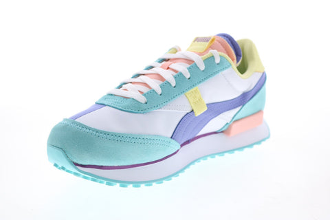 Puma Future Rider Slash CB 38235302 Mens Blue Canvas Lifestyle Sneakers Shoes