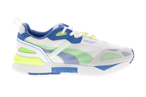 Puma Mirage Tech Paradise 38262301 Mens White Canvas Lifestyle Sneakers Shoes