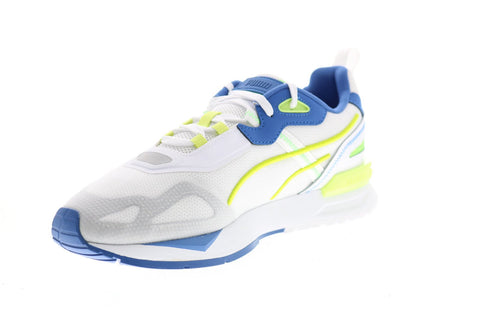 Puma Mirage Tech Paradise 38262301 Mens White Canvas Lifestyle Sneakers Shoes