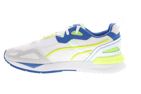 Puma Mirage Tech Paradise 38262301 Mens White Canvas Lifestyle Sneakers Shoes