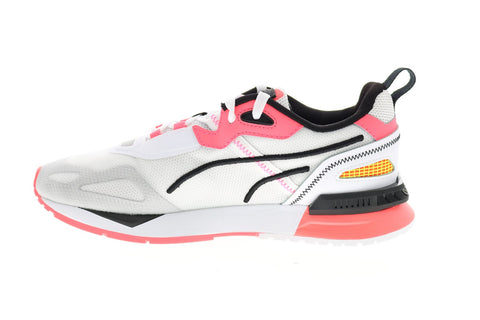 Puma Mirage Tech Paradise 38262302 Mens White Canvas Lifestyle Sneakers Shoes