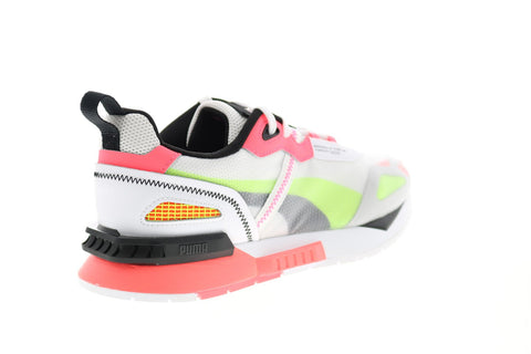 Puma Mirage Tech Paradise 38262302 Mens White Canvas Lifestyle Sneakers Shoes