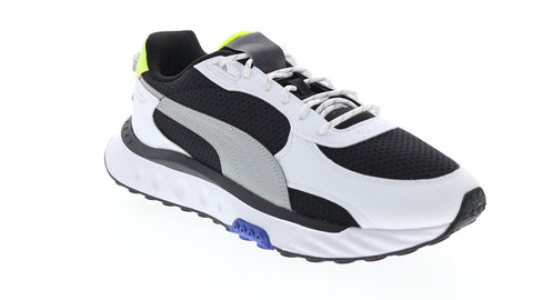Puma Wild Rider JTS 38264601 Mens Black Synthetic Lifestyle Sneakers Shoes