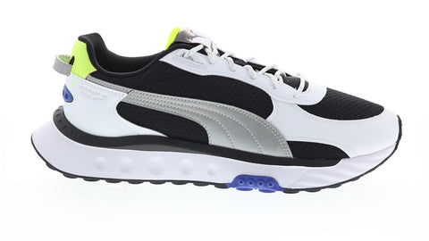 Puma Wild Rider JTS 38264601 Mens Black Synthetic Lifestyle Sneakers Shoes