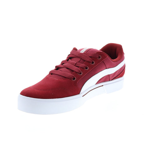 Puma C-Rey SD 38288001 Mens Red Suede Lace Up Lifestyle Sneakers Shoes