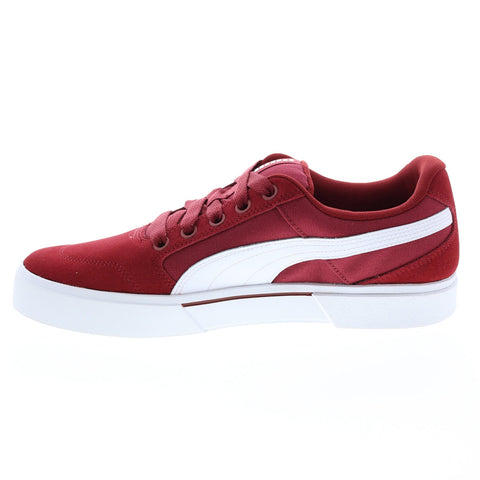 Puma C-Rey SD 38288001 Mens Red Suede Lace Up Lifestyle Sneakers Shoes