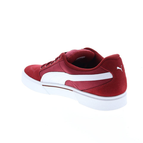 Puma C-Rey SD 38288001 Mens Red Suede Lace Up Lifestyle Sneakers Shoes