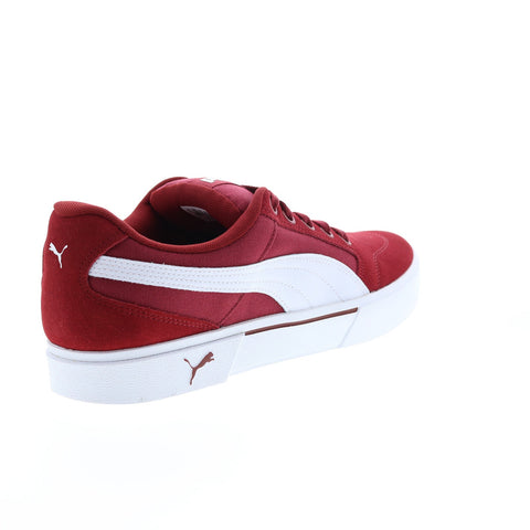 Puma C-Rey SD 38288001 Mens Red Suede Lace Up Lifestyle Sneakers Shoes