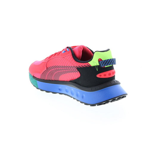 Puma Wild Rider Dazed 38292502 Mens Pink Synthetic Lifestyle Sneakers Shoes