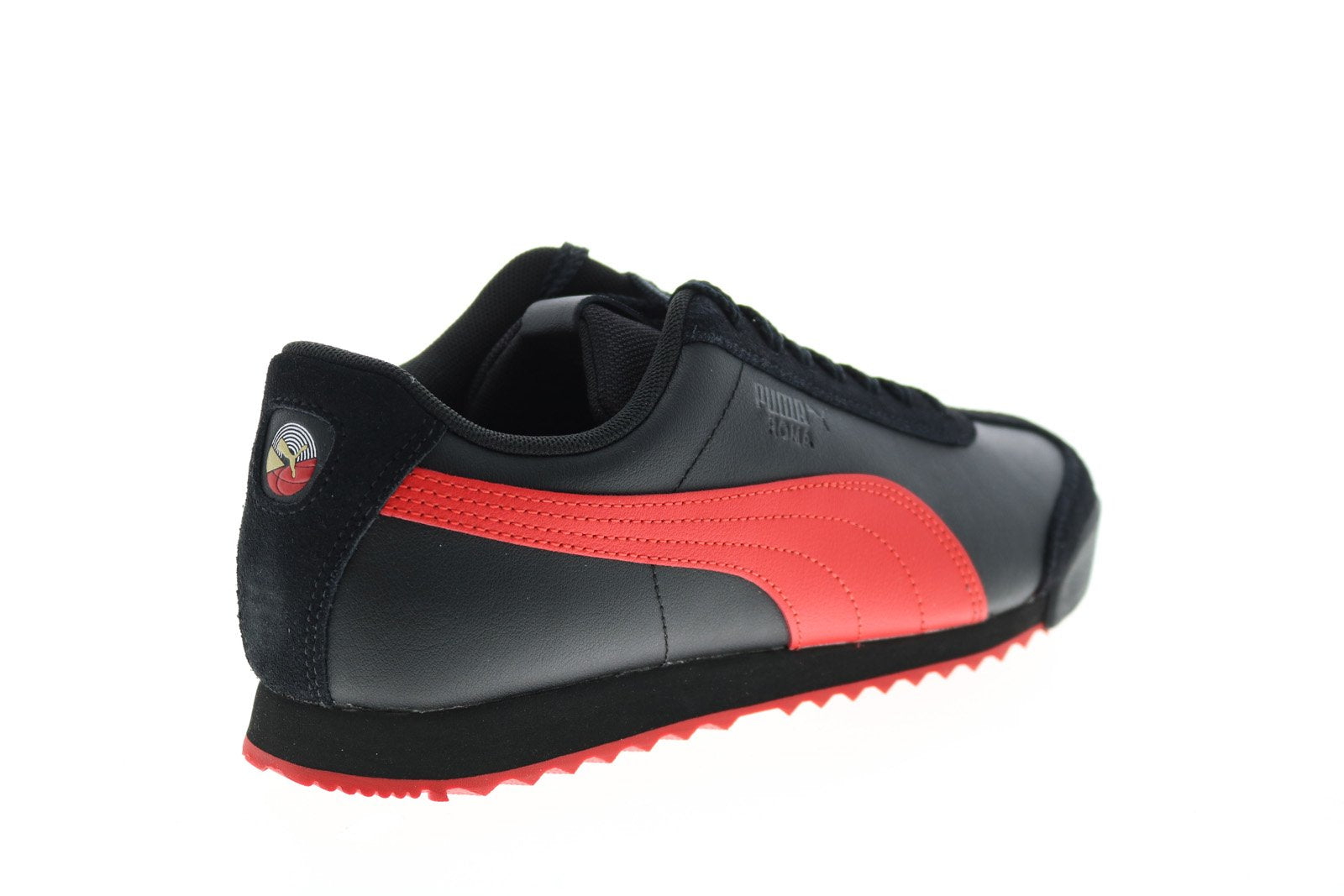 Puma Roma AS 38295001 Mens Black Leather Lifestyle Sneakers Shoes - Ruze  Shoes