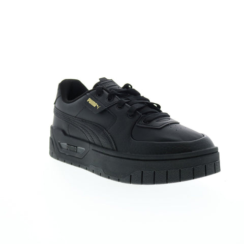 Puma Cali Dream 38315702 Womens Black Leather Lifestyle Sneakers Shoes