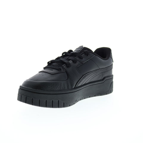 Puma Cali Dream 38315702 Womens Black Leather Lifestyle Sneakers Shoes