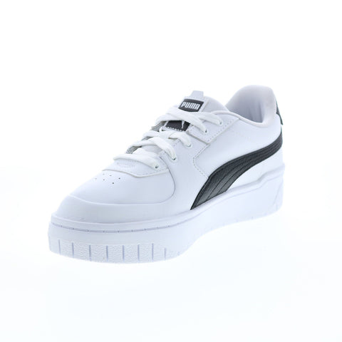 Puma Cali Dream LTH 38315704 Womens White Leather Lifestyle Sneakers Shoes