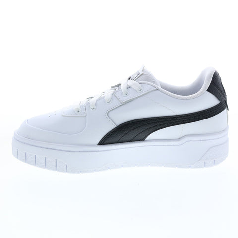 Puma Cali Dream LTH 38315704 Womens White Leather Lifestyle Sneakers Shoes