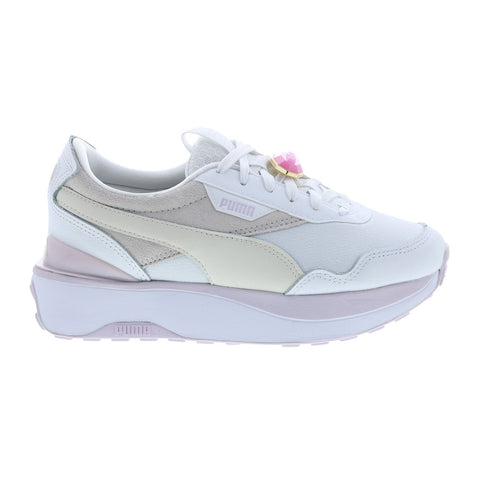 Puma Cruise Rider Crystal.G 38330101 Womens White Lifestyle Sneakers Shoes