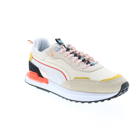 Puma City Rider HC 38336901 Mens Beige Canvas Lifestyle Sneakers Shoes