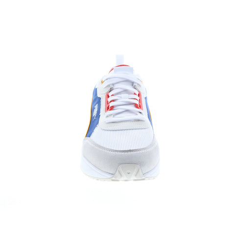 Puma Puma R22 38346212 Mens White Synthetic Lace Up Lifestyle Sneakers Shoes