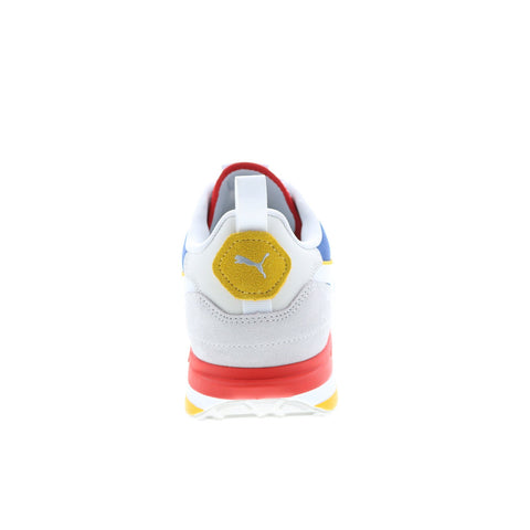 Puma Puma R22 38346212 Mens White Synthetic Lace Up Lifestyle Sneakers Shoes