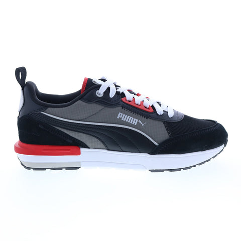 Puma R22 38346216 Mens Black Synthetic Lifestyle Sneakers Shoes