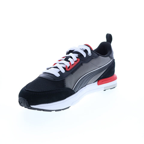 Puma R22 38346216 Mens Black Synthetic Lifestyle Sneakers Shoes