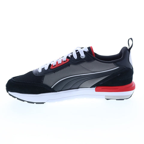 Puma R22 38346216 Mens Black Synthetic Lifestyle Sneakers Shoes
