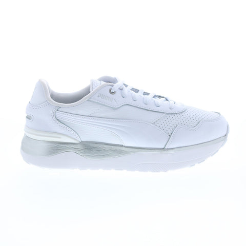 Puma R78 Voyage Premium L 38383801 Womens White Lifestyle Sneakers Shoes