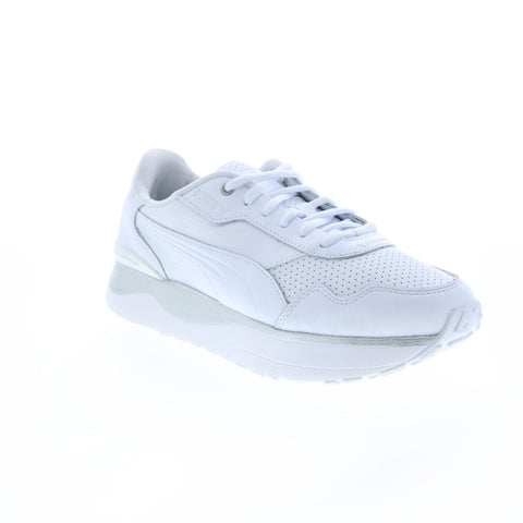 Puma R78 Voyage Premium L 38383801 Womens White Lifestyle Sneakers Shoes