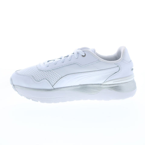 Puma R78 Voyage Premium L 38383801 Womens White Lifestyle Sneakers Shoes