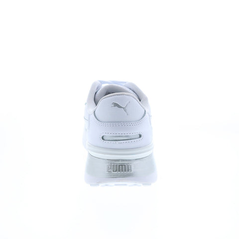 Puma R78 Voyage Premium L 38383801 Womens White Lifestyle Sneakers Shoes