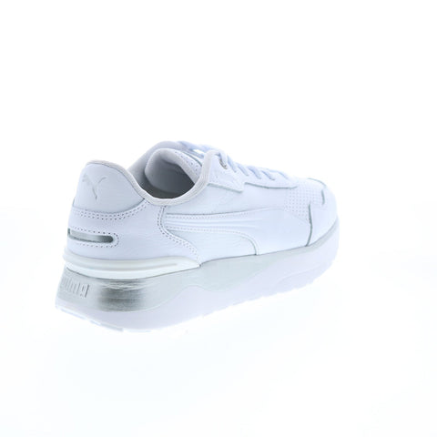 Puma R78 Voyage Premium L 38383801 Womens White Lifestyle Sneakers Shoes