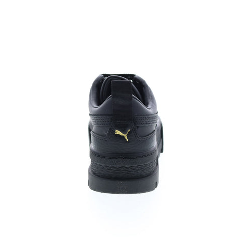 Puma Mayze Classic 38420902 Womens Black Leather Lifestyle Sneakers Shoes
