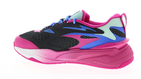 Puma RS-Fast International 38432901 Womens Black Lifestyle Sneakers Shoes