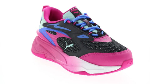 Puma RS-Fast International 38432901 Womens Black Lifestyle Sneakers Shoes