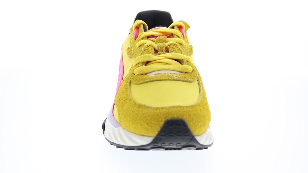 Puma Wild Rider Vintage 38459105 Womens Yellow Lifestyle Sneakers Shoes ...