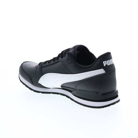 Puma ST Runner V3 L 38485506 Mens Black Leather Lifestyle Sneakers Shoes