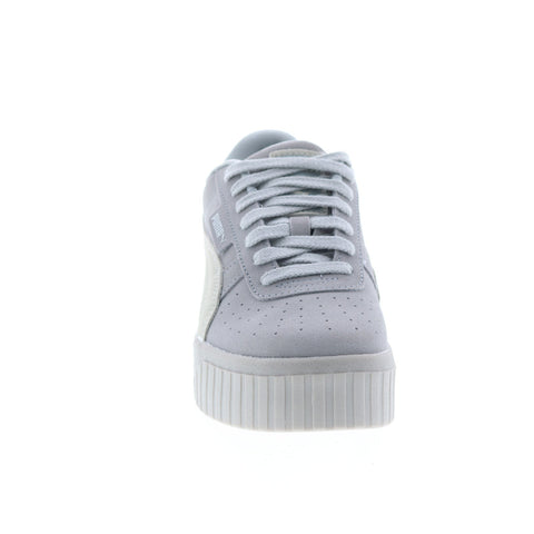 Puma Cali Wedge Tonal 38524802 Womens Gray Suede Lifestyle